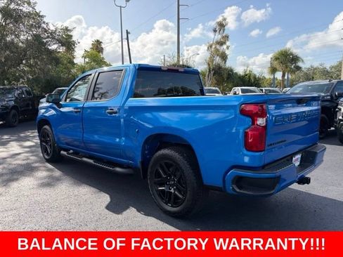 Used 2025 Chevrolet Silverado 1500 Custom w/ Turbomax Blackout Package RWD image 4