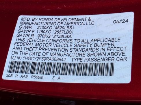 Certified 2024 Honda Accord Sport image 32