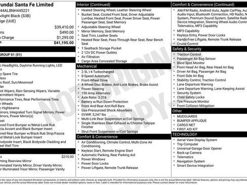 Used 2022 Hyundai Santa Fe Limited FWD image 41