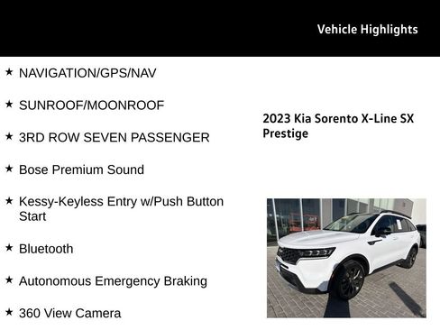 Used 2023 Kia Sorento SX Prestige image 28