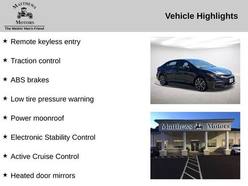 Used 2021 Toyota Corolla XSE w/ Carpet Mat Package (TMS) image 14