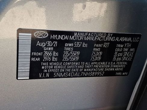 Used 2022 Hyundai Santa Fe Limited AWD/4WD image 29