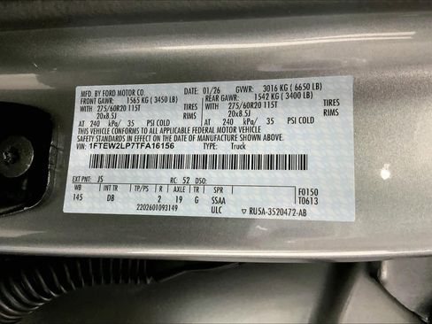 New 2026 Ford F150 STX w/ Equipment Group 200A image 20