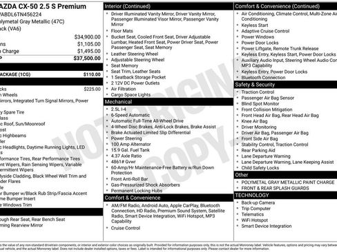 New 2026 MAZDA CX-50 AWD 2.5 S w/ Cargo Package image 6
