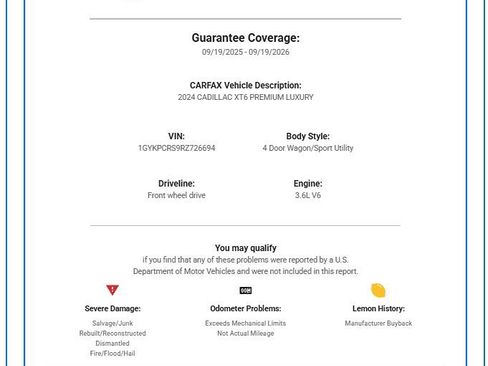 Used 2024 Cadillac XT6 Premium Luxury w/ Technology Package image 47