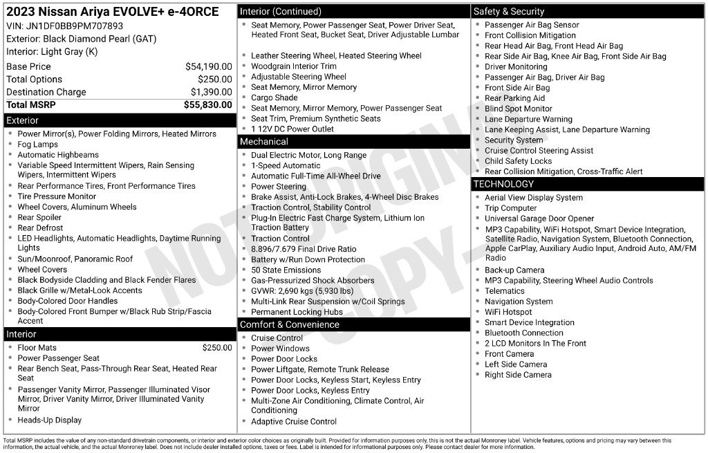 Certified 2023 Nissan Ariya AWD image 7