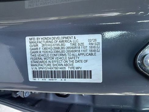 New 2026 Honda Pilot TrailSport image 35