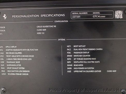 Used 2017 Ferrari GTC4Lusso AWD image 52