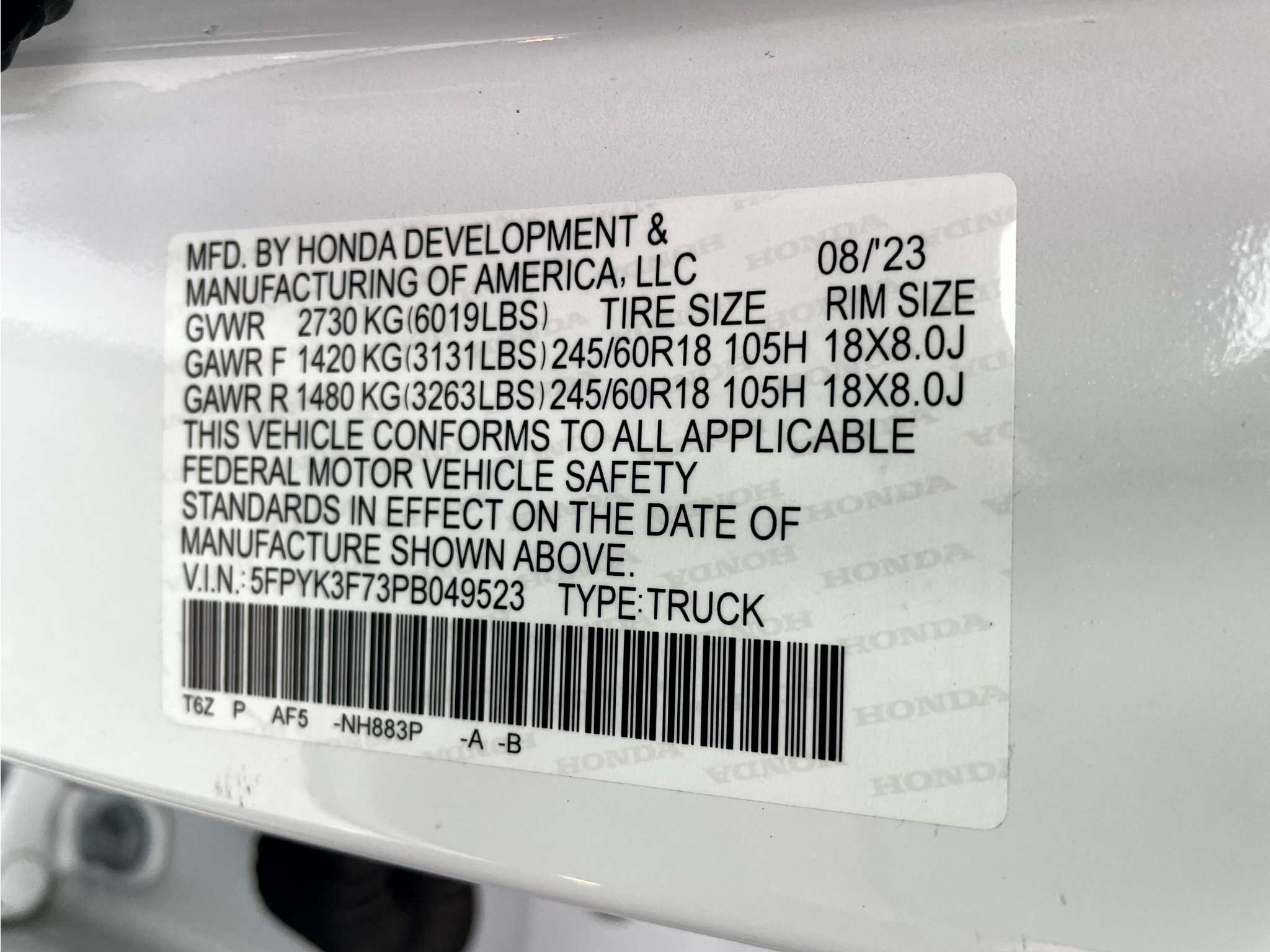 Used 2023 Honda Ridgeline RTL-E image 21