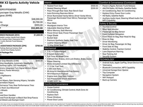Used 2023 BMW X3 xDrive30i w/ Convenience Package image 6