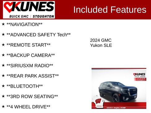 Used 2024 GMC Yukon SLE AWD/4WD image 2