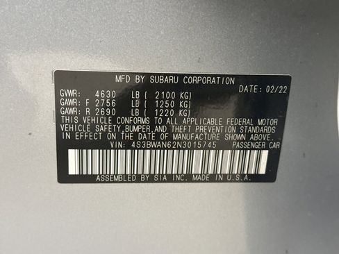 Used 2022 Subaru Legacy Limited image 25