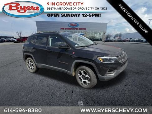 Used 2022 Jeep Compass Trailhawk w/ Trailhawk Elite Group AWD/4WD image 1