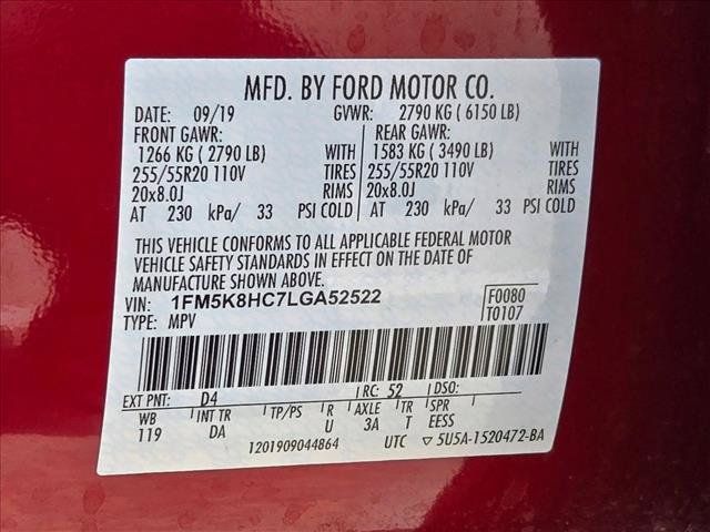 Used 2020 Ford Explorer Platinum w/ Premium Technology Package AWD/4WD image 27