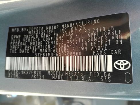 Used 2025 Toyota Corolla LE FWD image 47