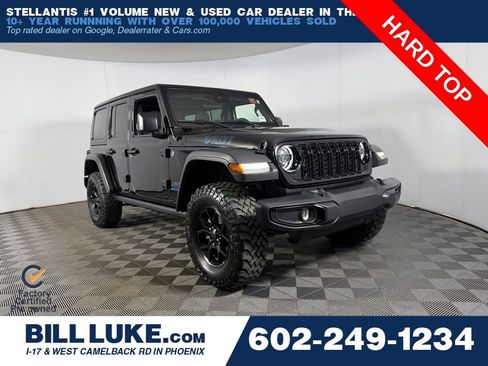 Certified 2025 Jeep Wrangler Unlimited Sport S 4xe AWD/4WD image 1