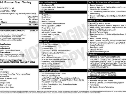 New 2025 Buick Envision Sport Touring image 6