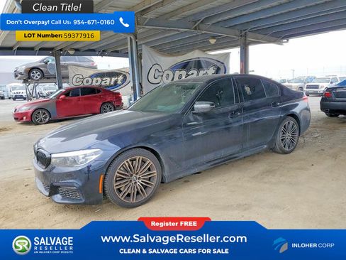 Used 2019 BMW 540i w/ M Sport Package RWD image 1