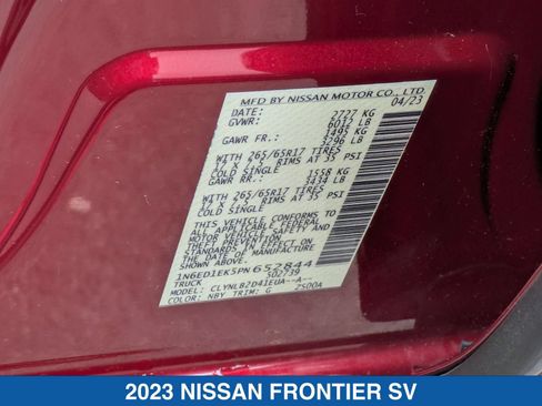Used 2023 Nissan Frontier SV w/ Tow Package AWD/4WD image 37