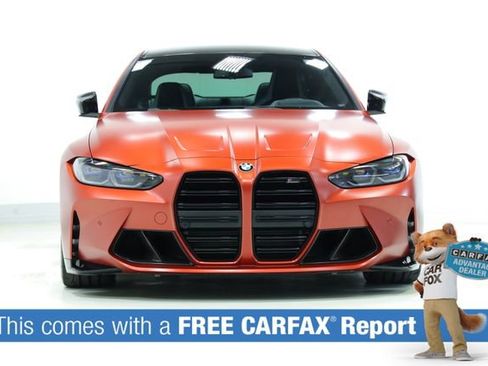 Used 2021 BMW M4 Competition w/ M Carbon Exterior Package RWD image 2