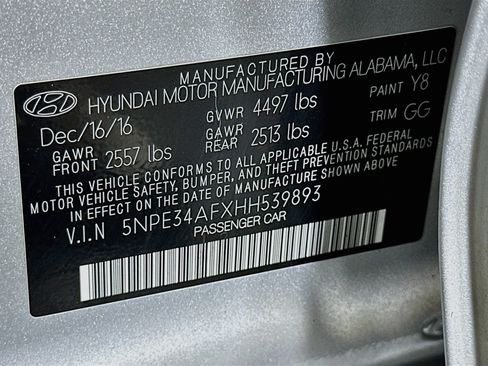 Used 2017 Hyundai Sonata Sport w/ Value Edition Package 02 FWD image 12