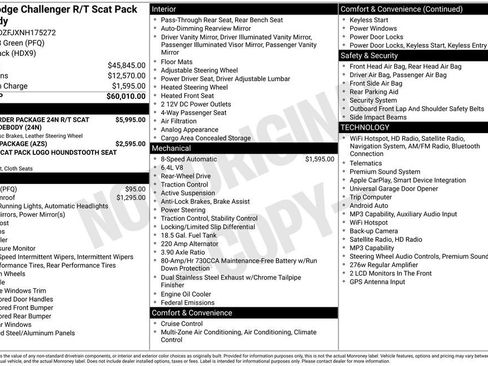 Used 2022 Dodge Challenger R/T Scat Pack RWD image 1