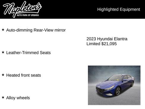 Used 2023 Hyundai Elantra Limited FWD image 7