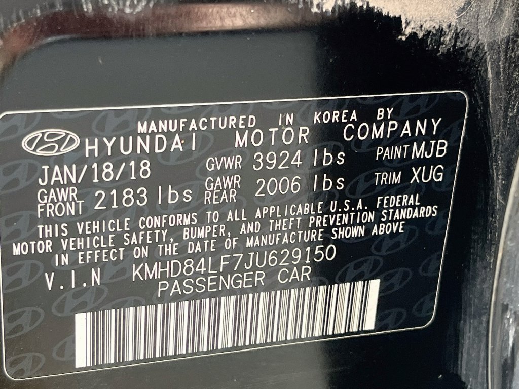 Used 2018 Hyundai Elantra Value Edition FWD image 30