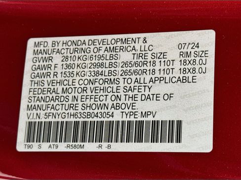 Certified 2025 Honda Pilot TrailSport image 33