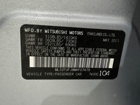 Used 2021 Mitsubishi Mirage G4 LE image 39