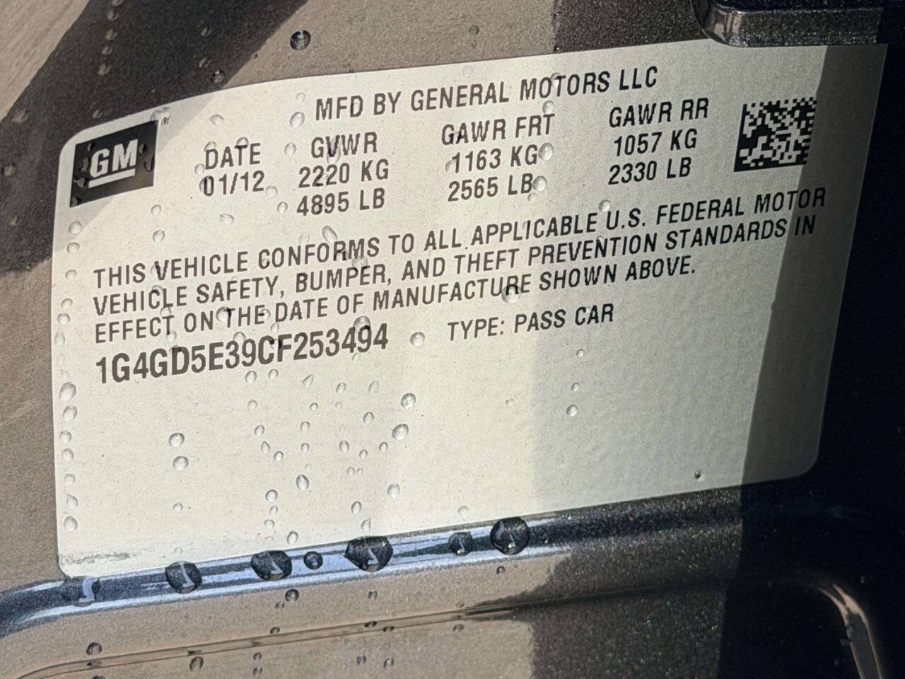 Used 2012 Buick LaCrosse Premium FWD image 12