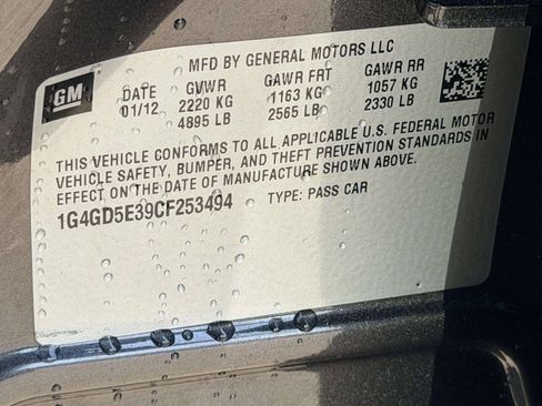Used 2012 Buick LaCrosse Premium FWD image 12