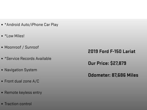 Used 2019 Ford F150 Lariat w/ Equipment Group 502A Luxury image 18