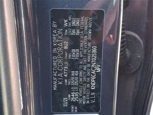 Certified 2022 Kia Sportage Nightfall Edition w/ Nighfall AWD Premium Package image 27