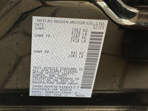 Used 2026 Nissan Altima 2.5 SV FWD image 29