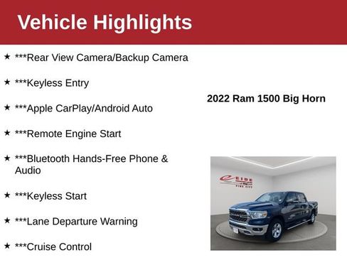 Used 2022 RAM 1500 Big Horn AWD/4WD image 4