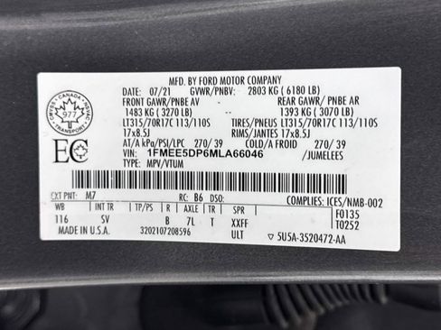 Used 2021 Ford Bronco Black Diamond w/ Sasquatch Package image 41