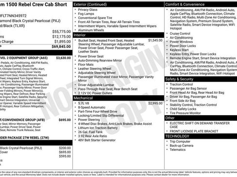 Used 2022 RAM 1500 Rebel w/ Rebel Level 2 Equipment Group AWD/4WD image 2