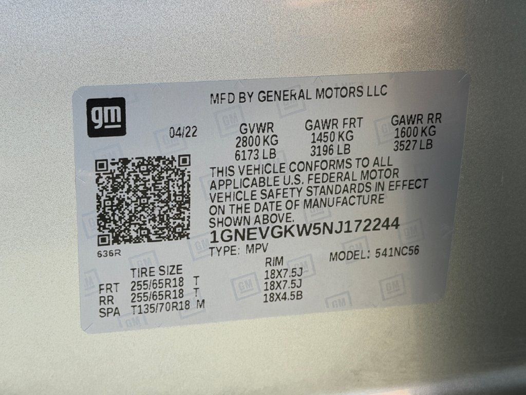 Used 2022 Chevrolet Traverse LT AWD/4WD image 37