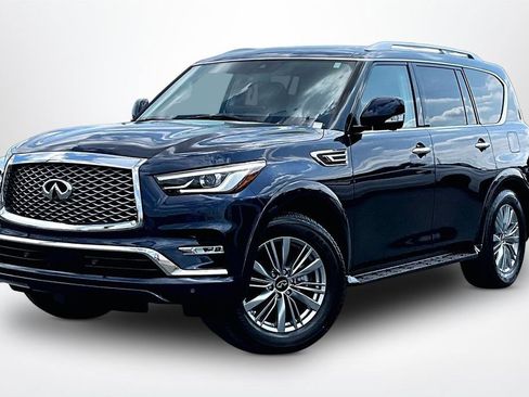 Used 2022 INFINITI QX80 Luxe w/ Cargo Package RWD image 3
