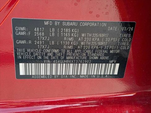 New 2026 Subaru Crosstrek 2.5i AWD/4WD image 19