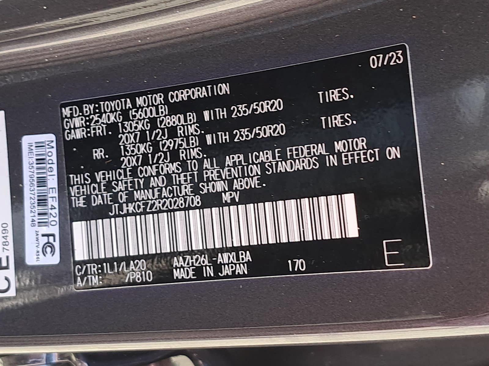 Used 2024 Lexus NX 450h+ AWD w/ Vision Package image 40