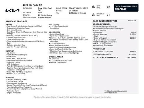Used 2023 Kia Forte GT FWD image 4