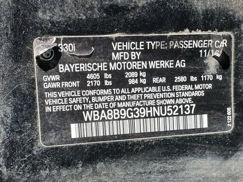 Used 2017 BMW 330i Sedan RWD image 16