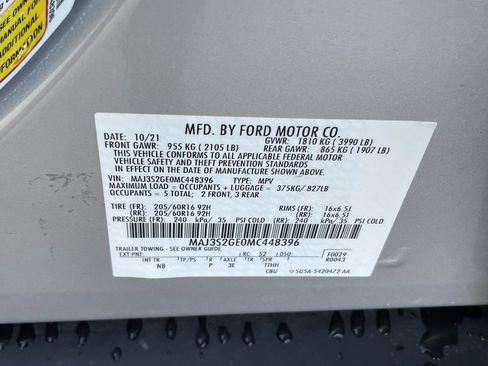 Used 2021 Ford EcoSport SE image 35