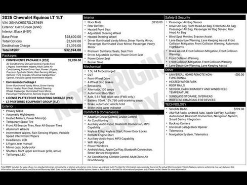 Certified 2025 Chevrolet Equinox LT w/ Convenience Package II image 10