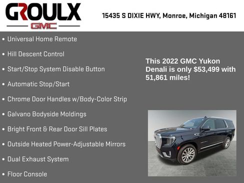 Used 2022 GMC Yukon Denali AWD/4WD image 29