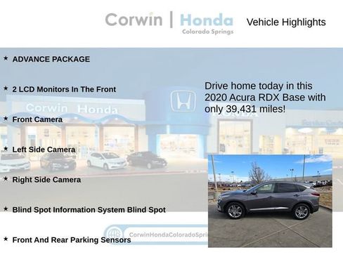 Used 2020 Acura RDX AWD w/ Advance Package image 6