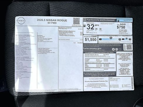 New 2026 Nissan Rogue SV FWD image 21