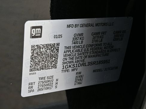 Used 2025 GMC Yukon Denali w/ Sun & Power Step Package RWD image 32